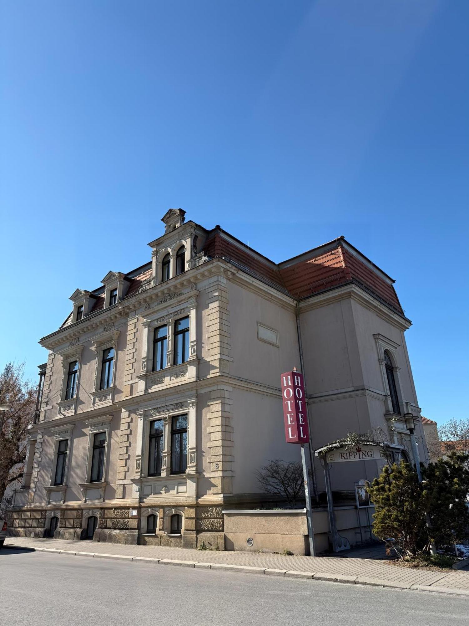 Hotel Villa Kipping Am Hauptbahnhof Dresde Exterior foto